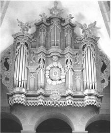 Orgel im Dom zu Fritzlar, Foto Pfarrbüro